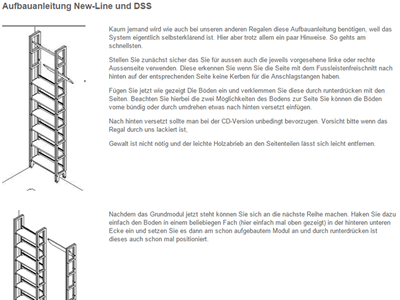 Aufbau-Anleitung für Regaflex Regale